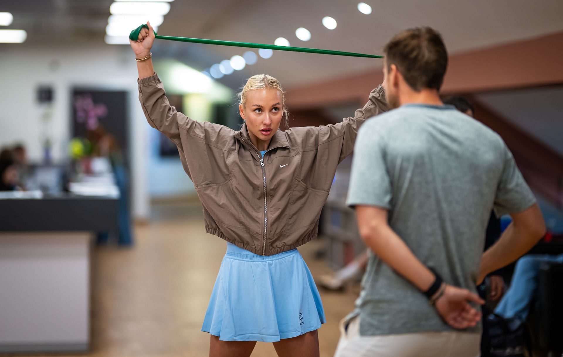 Anastasia Potapvoa at the Italian Open 2025. (Photo: Getty)